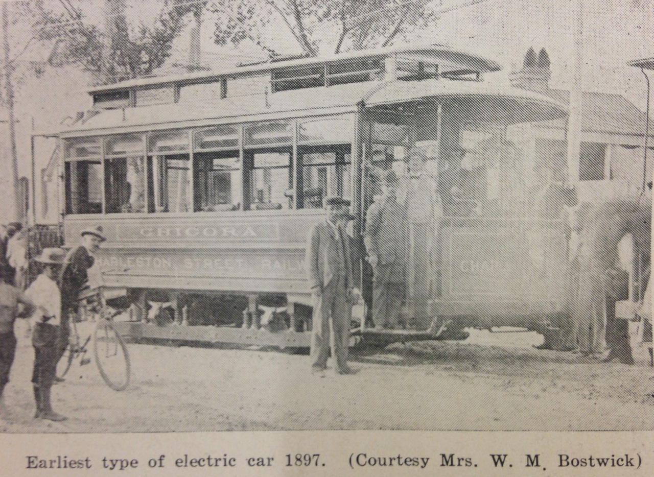 A Charleston trolley in 1897.