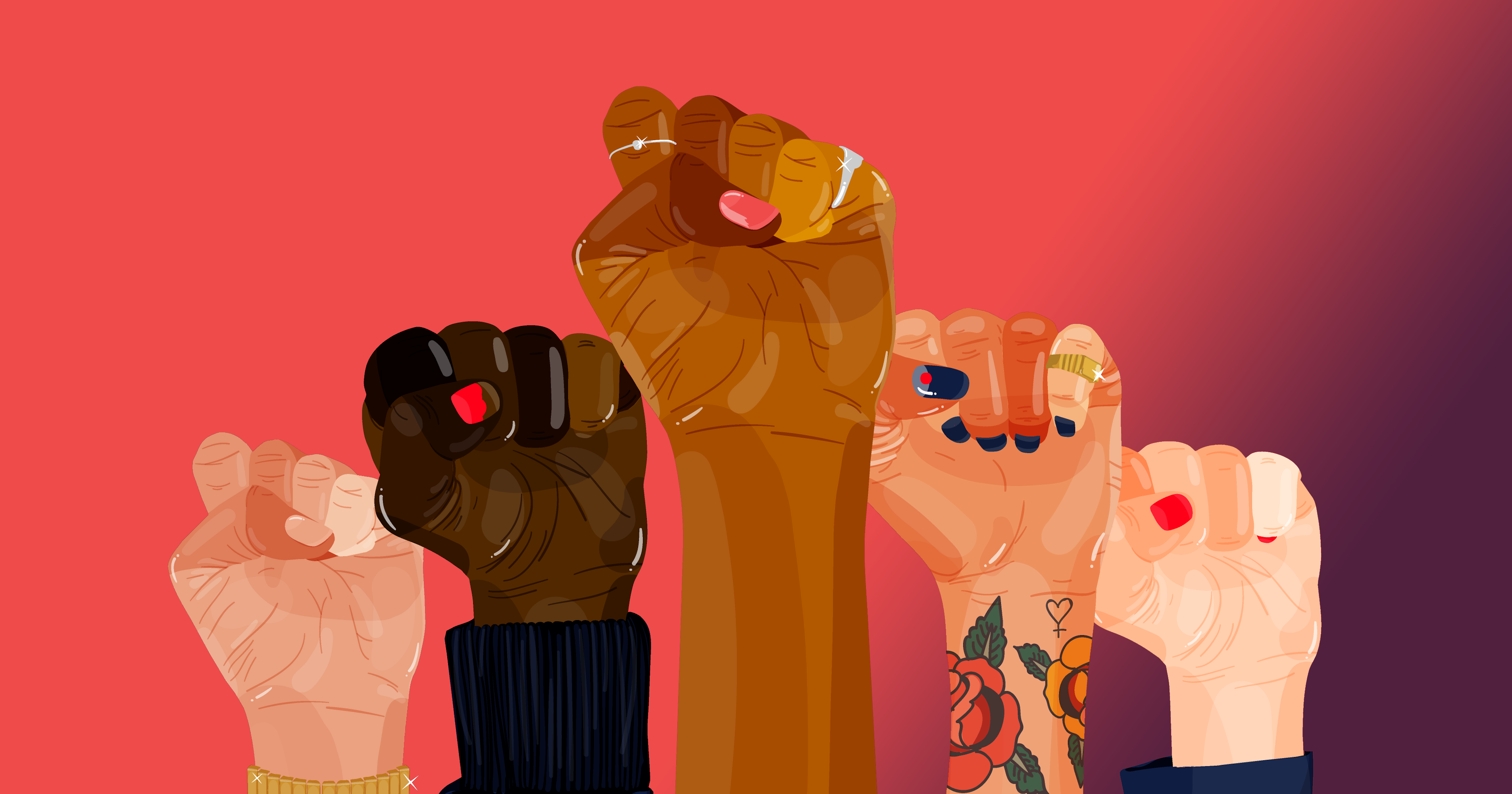 Women&#039;s Histoy Month - Empowerment fists