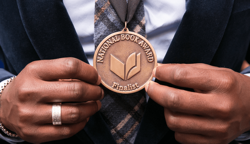National Book Award finalists medallion (Credit Beowulf Sheehan)