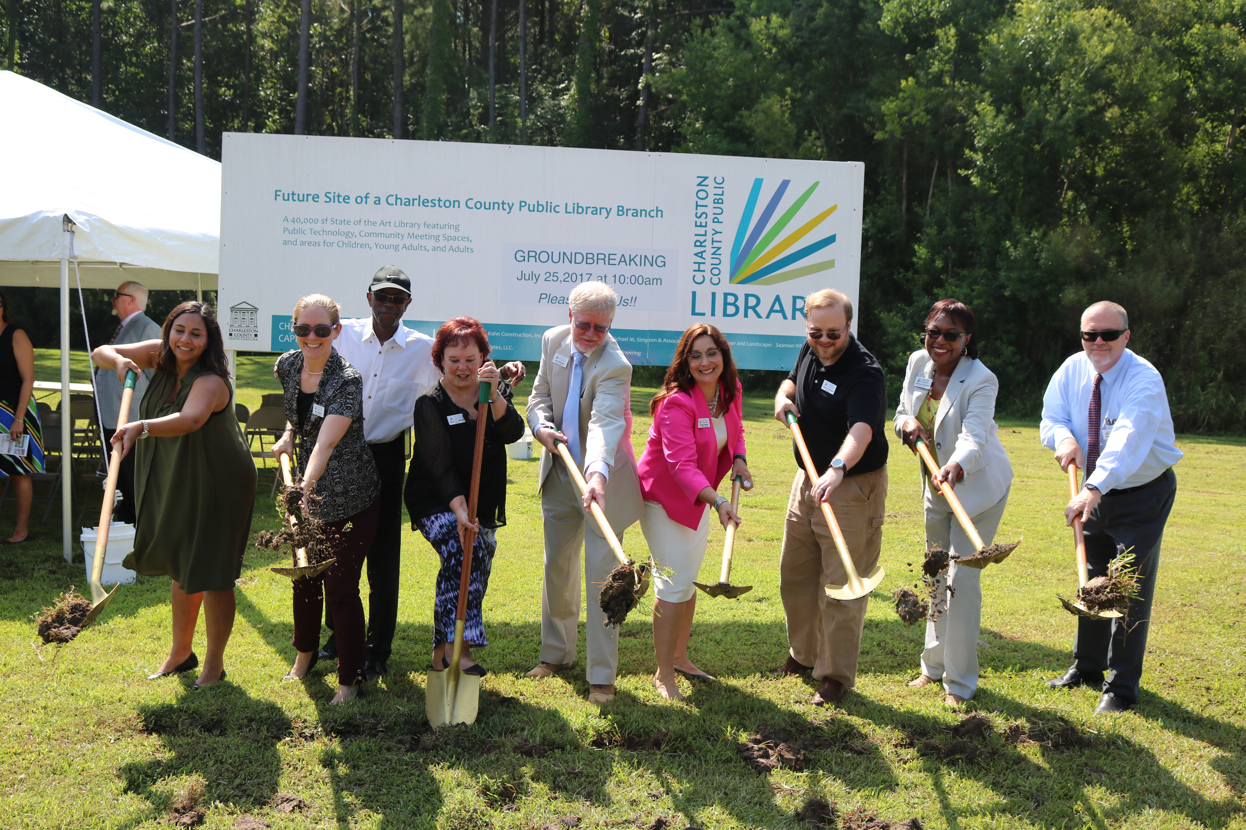 CCPL groundbreaking Mount Pleasant