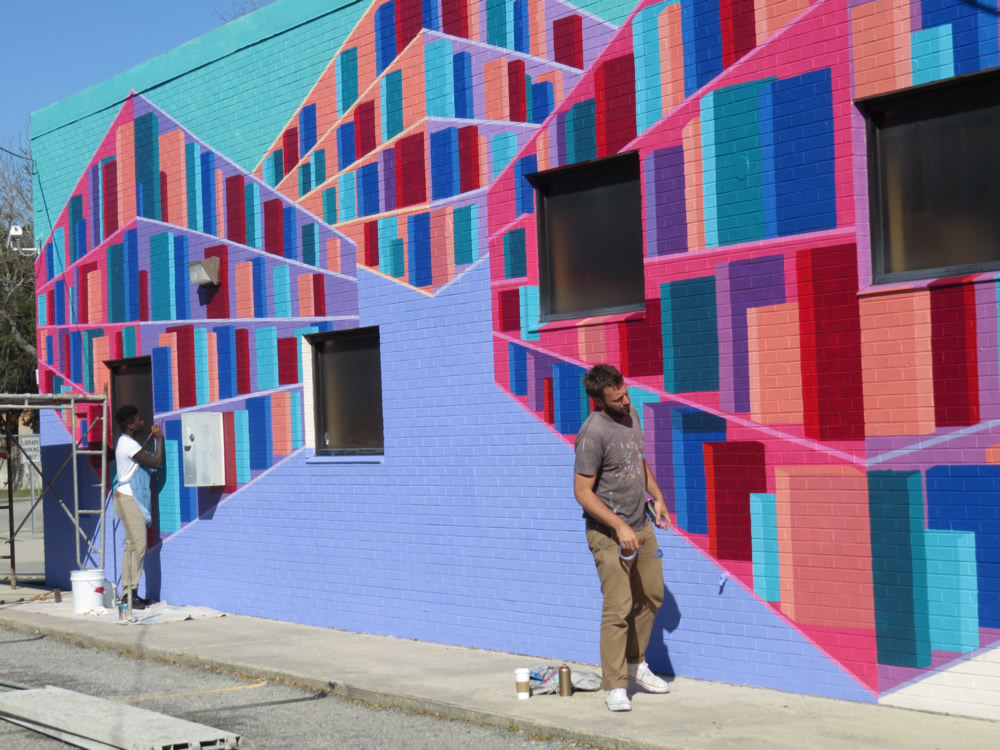 John L Dart Cynthia Graham Hurd mural