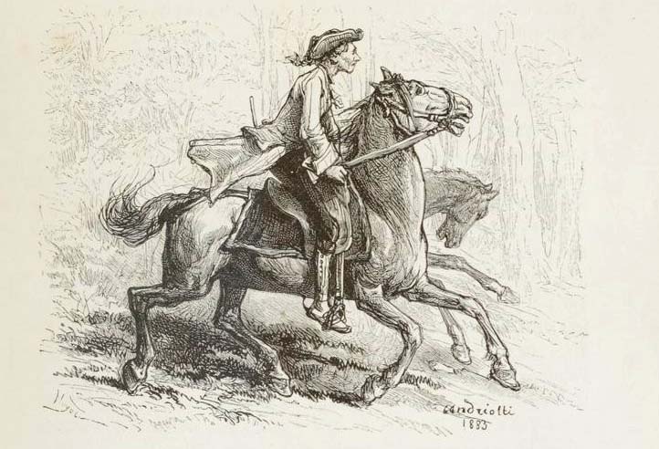 Last of the Mohicans, James Andriolli Huyot (1883 edition)