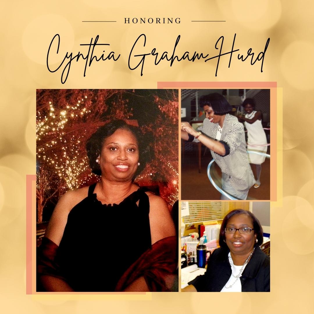 Montage of photos of Cynthia Graham Hurd