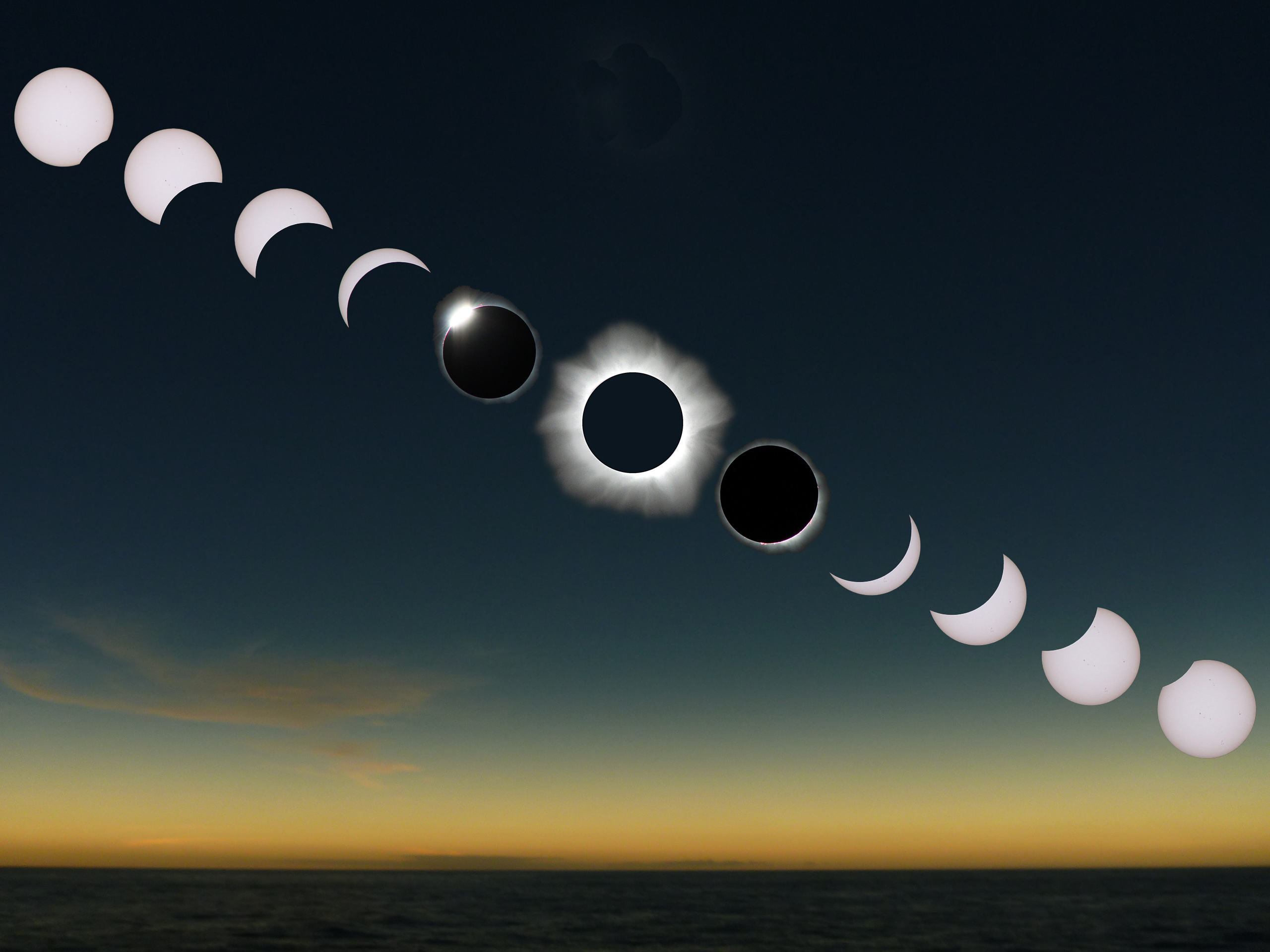 Eclipse sequence by Rick Fienberg