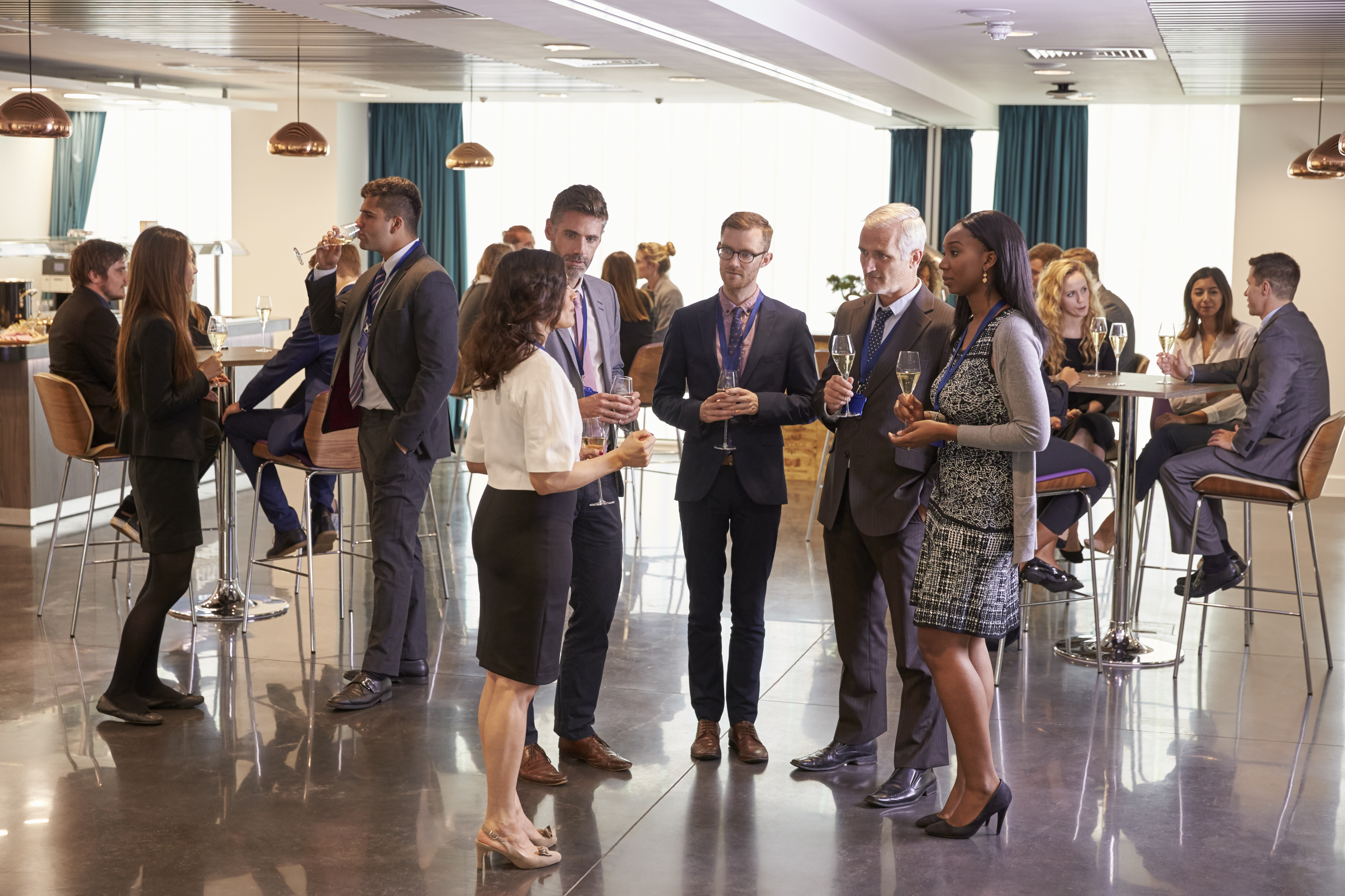 Image of professionals networking