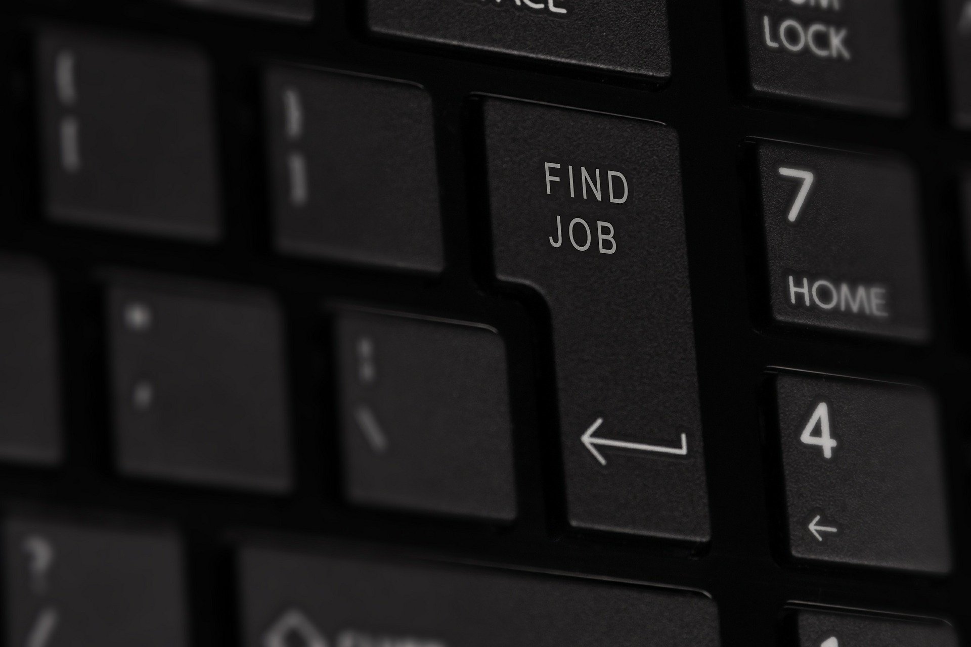 keyboard, unemployment, job, job hunting, job searching