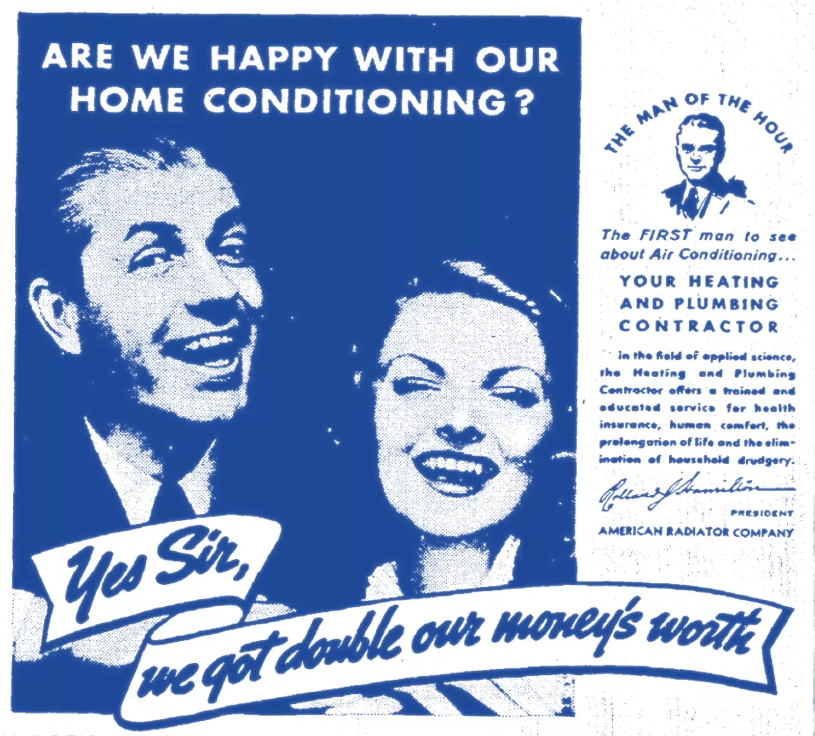 1936 Air Conditioning Advertisement