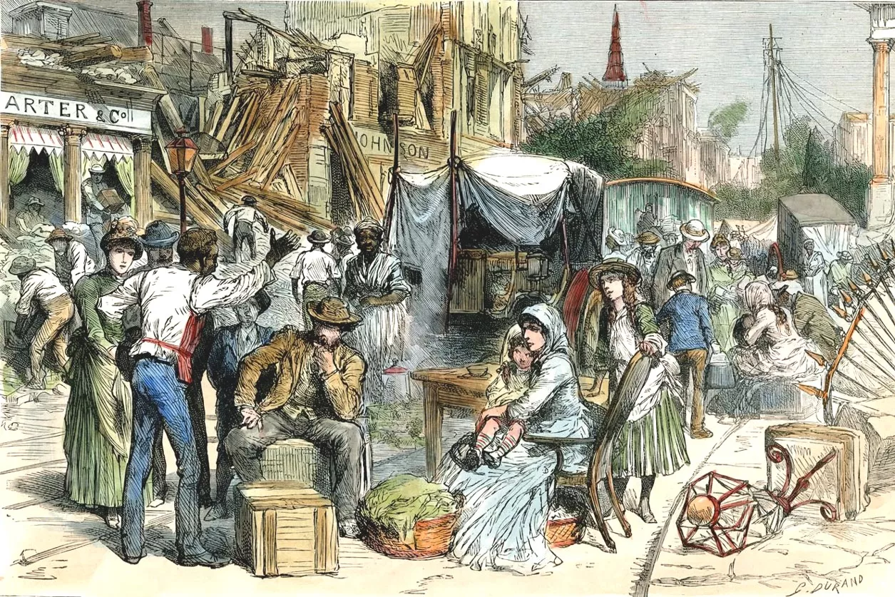 1886 Charleston graphic