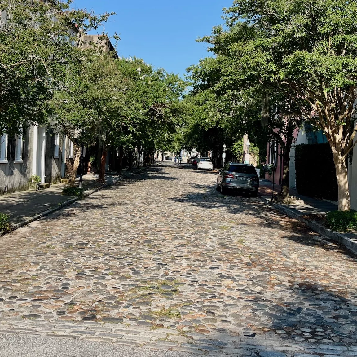 Cobblestones in Chalmers Street