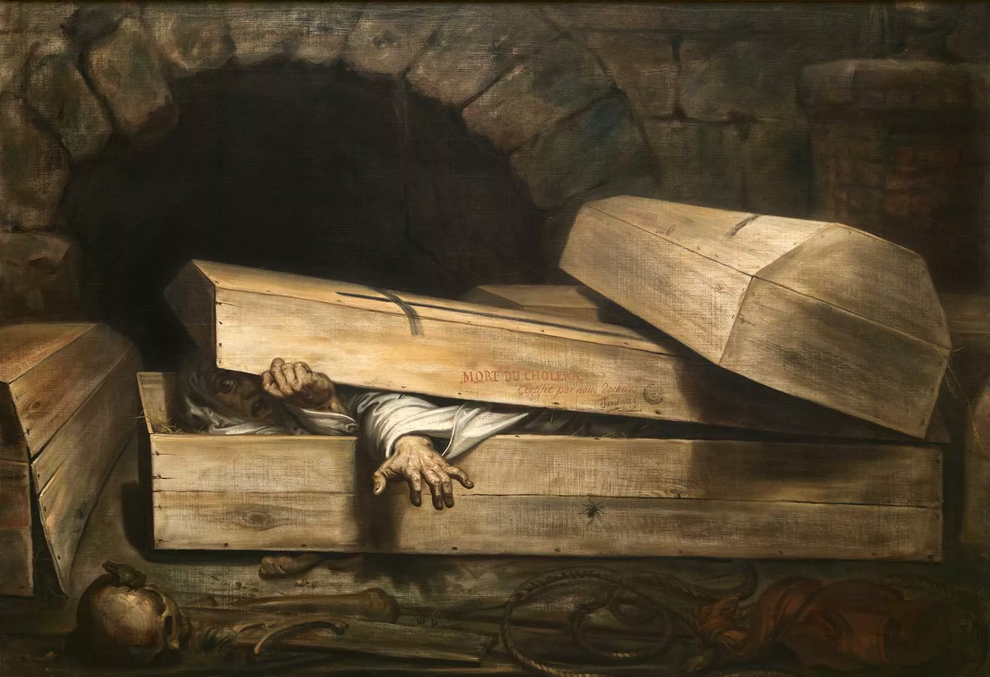 Anton Wiertz&#039;s &quot;The Premature Burial&quot; (1854)