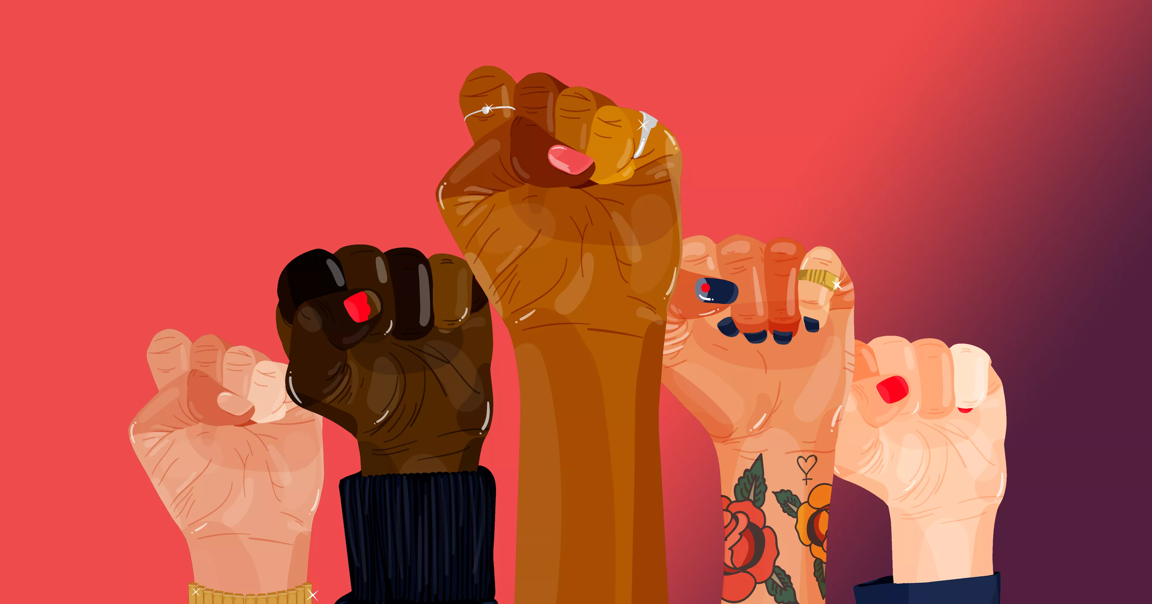 Women&#039;s Histoy Month - Empowerment fists