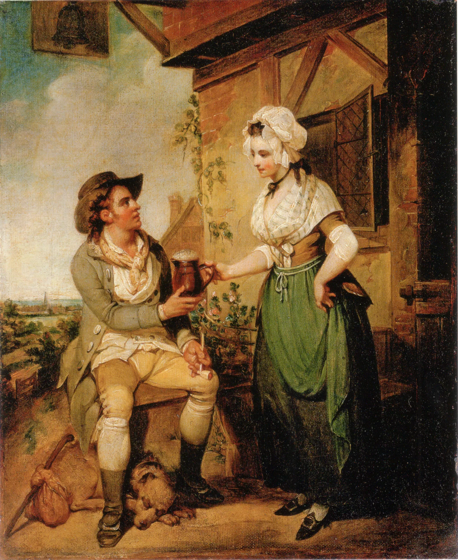 The Ale House Door by Henry Singleton