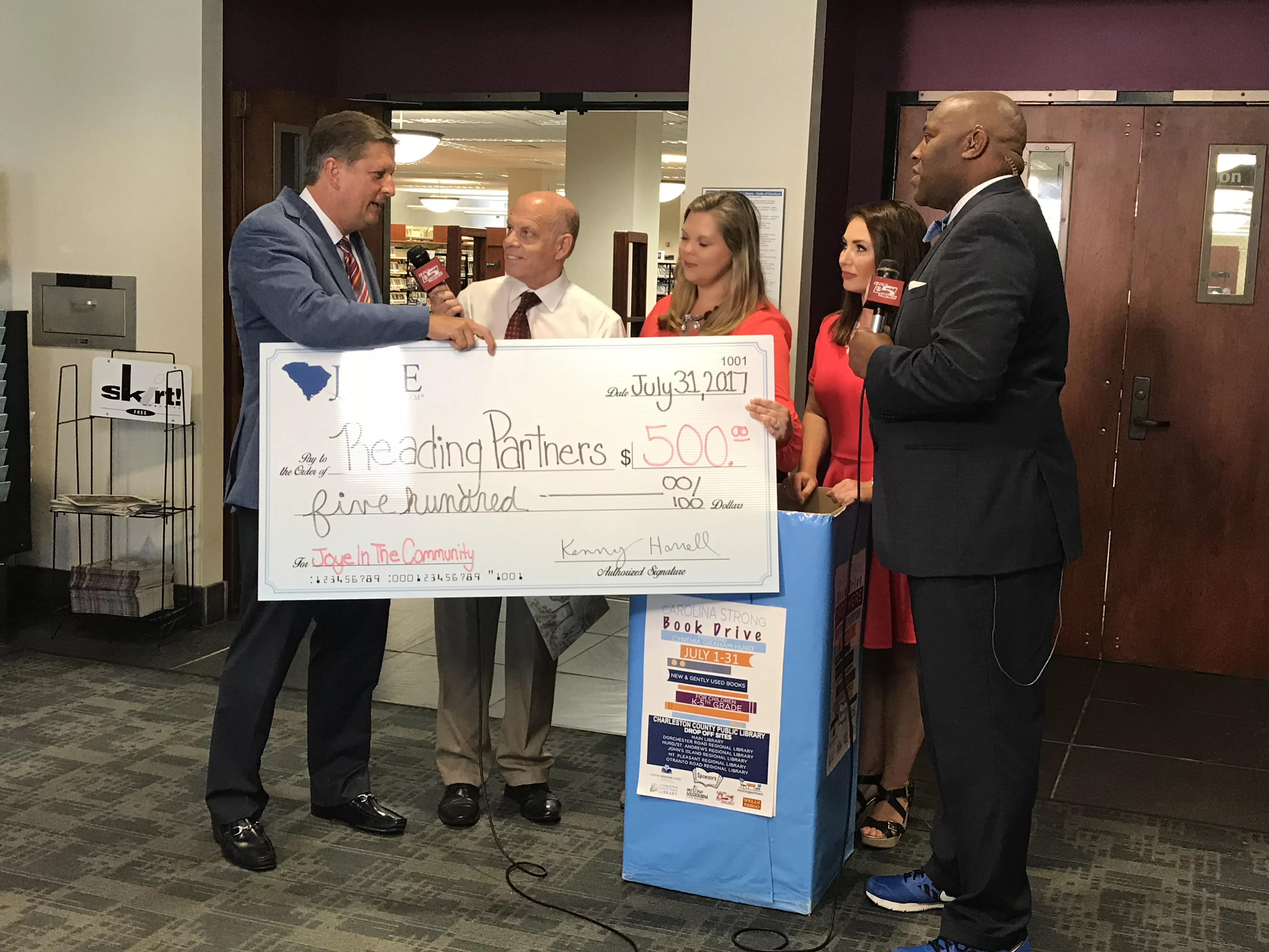 Reading Partners Cynthia Graham Hurd book drive