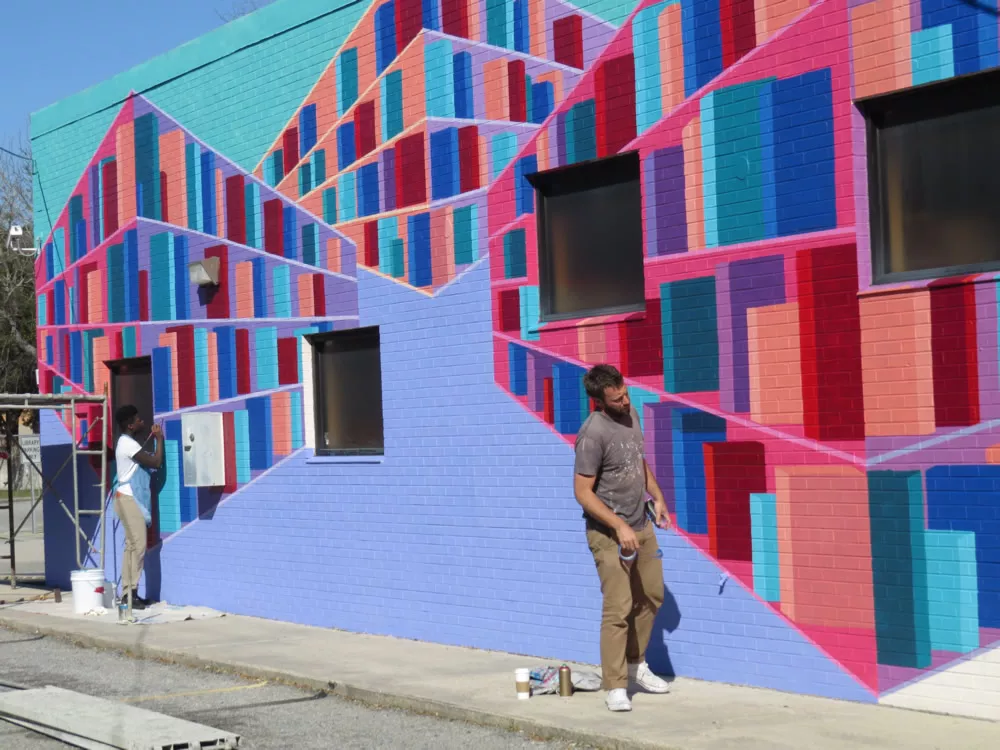 John L Dart Cynthia Graham Hurd mural