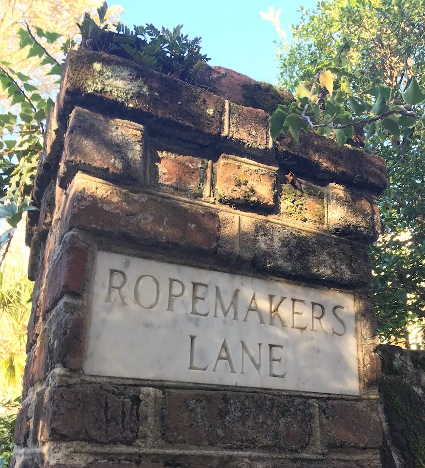 Ropemakers Lane sign