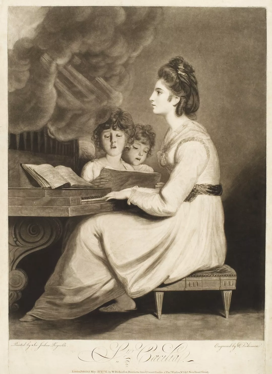 St. Cecilia by Joshua Reynolds, 1776