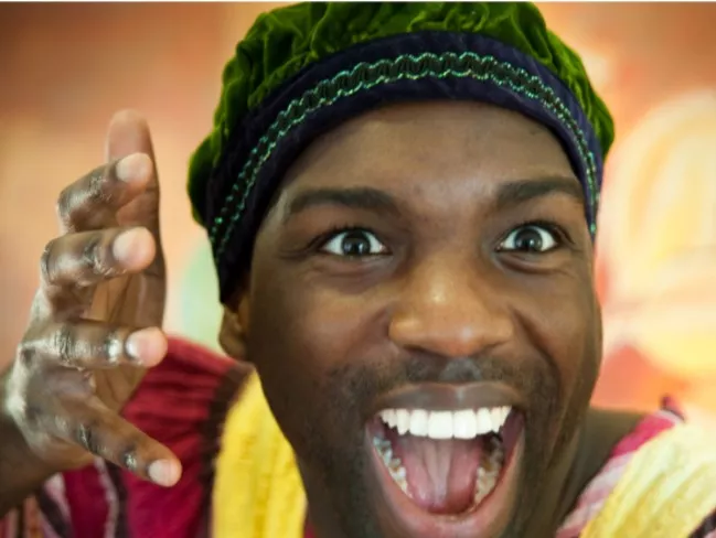 storyteller, african folktales, theatre, performance